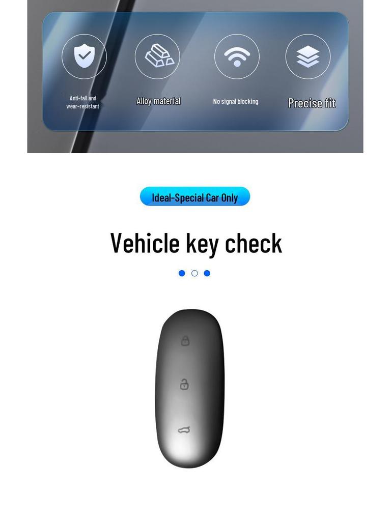 Ideale L9 Schlüsseltasche: Premium Schützende Metallhülle für L8/L7/L6/Mega Cars