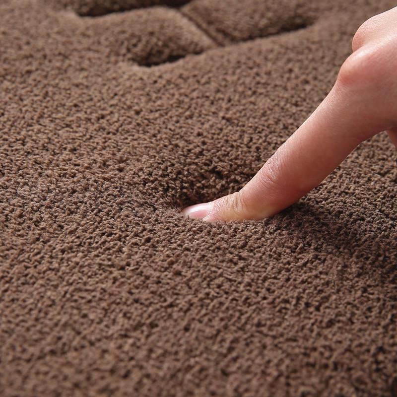 Imitation Cashmere Memory Foam Absorbent Floor Mat for Bathroom, Toilet, Kitchen, and Living Room.