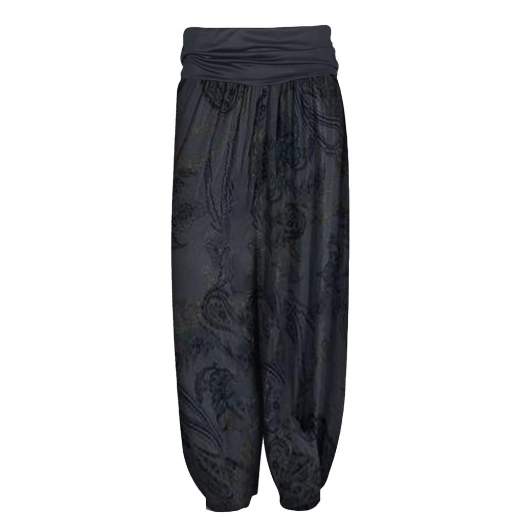 Women Plus Size Solid Color Casual Loose  Pants Yoga Pants Women Trousers