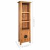 Armoire de salle de bain - vidaXL - 246036 - Bois pin massif - 48x32x170cm - Style rétro