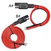 Cable for DC Extension Cord 14AWG-Wire Harness Quick Connect Disconnect SAE Connector for Solar Automotive Battery Truck