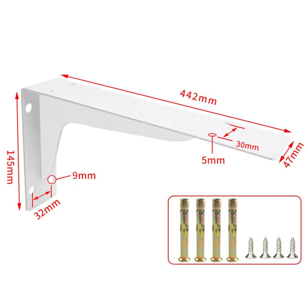 Trojúhelníková police konzola Heavy Duty Nástěnný podpěrný regál Police Stůl Plovoucí police Kuchyňské úložné Nástěnné police Regálový hardware