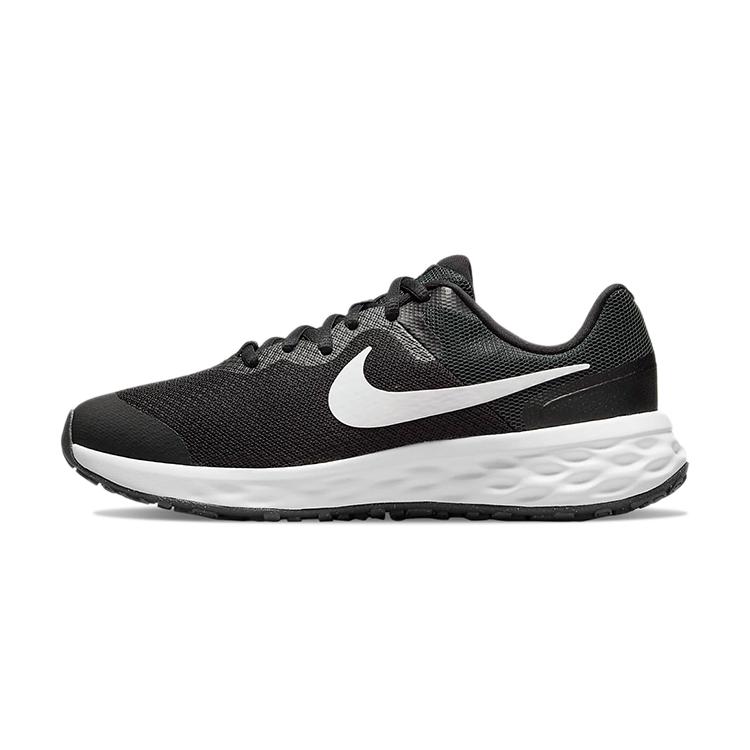 New Nike Revolution 6 'Black White' GS DD1096-003