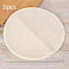 5Pcs 30CM Pure Cotton Steamer Cloth Household Drawer Cloth Steamed Rice And Bun Mat Round Cotton Gauze Kitchen Steamer