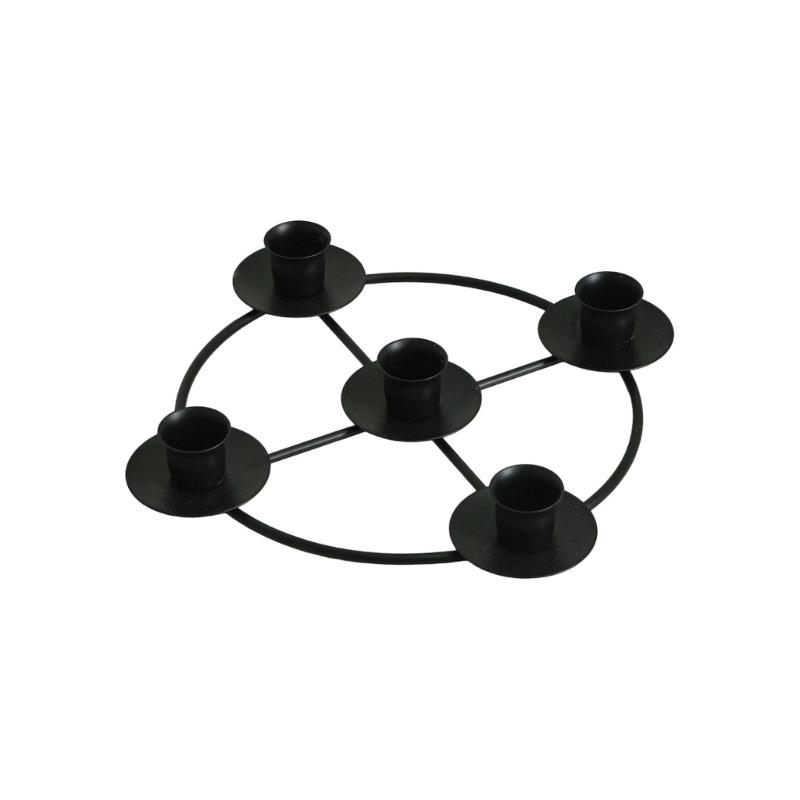 Decorative Candle Stands Iron Taper Candle Holders Candelabra Retro Candlestick Holders for Wedding,Table Centerpieces