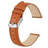 BISONSTRAP 14mm Leather Watch Band, Genuine Leather, Vintage Replacement Band for Smartwatches and Watches, for Women