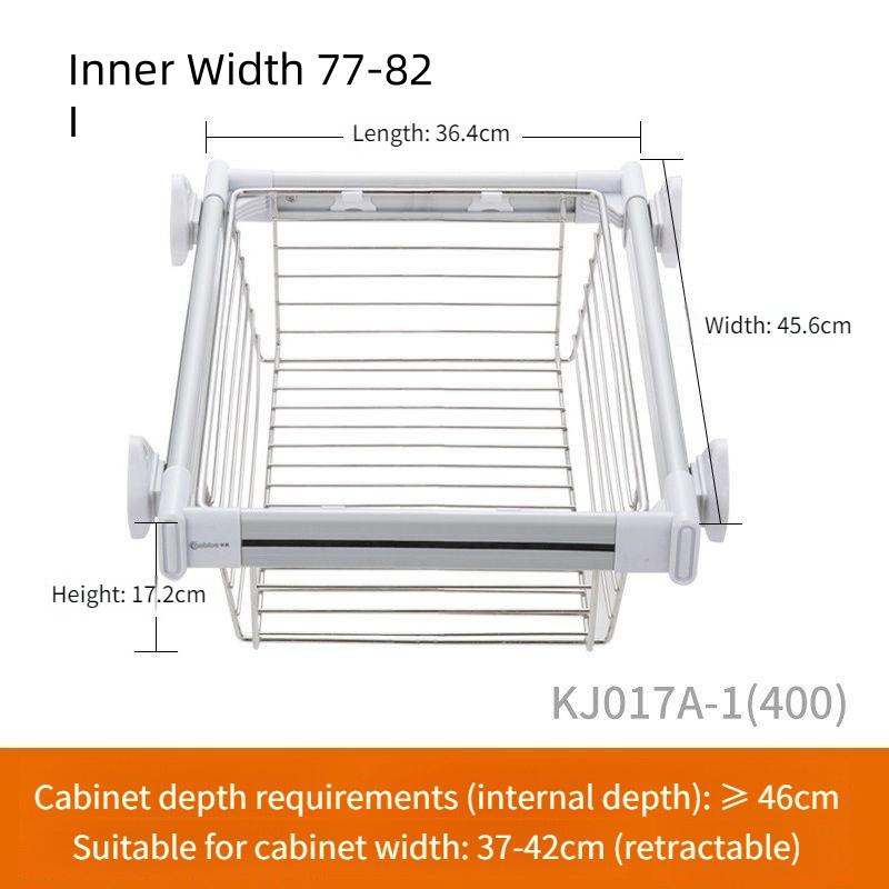 Closet Pull-out Basket Drawer Cloakroom Wardrobe Built-in Stretchable Pants Rack Household Multi-Layer Clothes Storage Rack