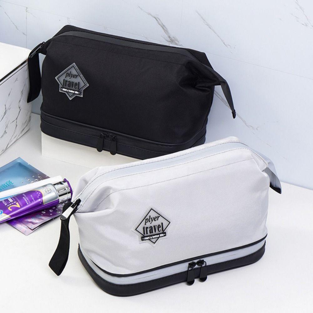 Водонепроникна сумка для туалетного приладдя великої місткості. Модна дорожня сумка для прання