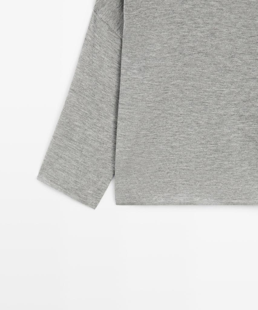 Masimodutti Wool Blend Round Neck Sweater