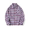 Casual Sports Men's Shirt New Plaid Fashion Long-sleeved American Retro Top