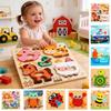 Safe Animals Cognitive Jigsaw Puzzle 3D Intelligence Puzzle Toys  Children Educational Toys