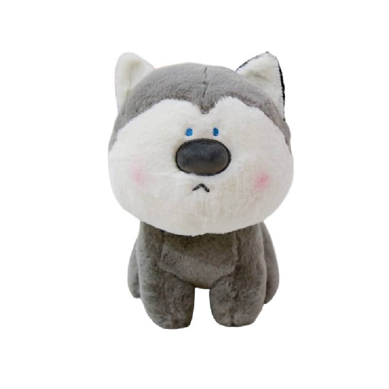 

Плюшевая собака, мультяшная кукла, мягкая игрушка, щенок, серый, желтый, коричневый, белый, подарок, ребенок серый