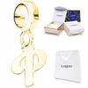 Gold Pendant Hanging Letter P Alphabet Initial Name Silver 925