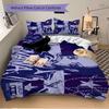 3Pcs Love Rebellion Bedding Set Soft Fabric Duvet Cover Pillowcases Home Xmas Halloween Gift 1 Duvet Cover 2 Pillowcase Es114
