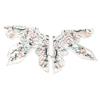 Floral Studded Girls Collar Accessory Embroidered Collar Ancient Art Traditional Flower Shawl Collar Lapel