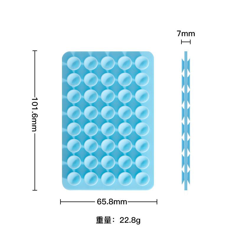 Double Sided Silicone Phone Suction Cup 40 Pieces Magnetic Phone Stand Strong Adhesive Phone Back Sticker Phone Accessories