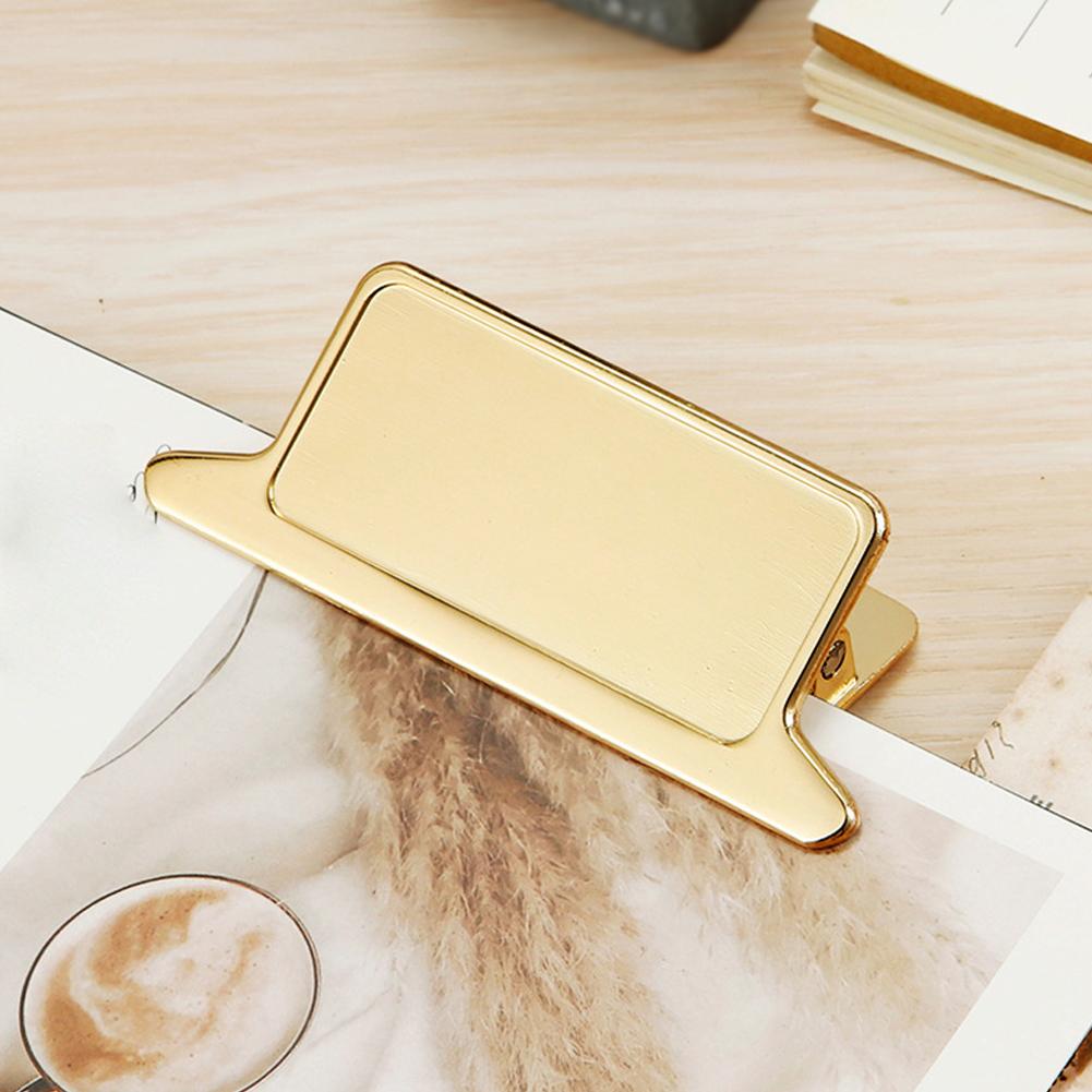 Vintage Alloy Metal Clip Note Holder Zinc Alloy Bookmark Paper Clip For Travelers Notebook File Receipt Office Stationery Gift