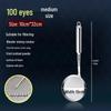 304 Stainless Steel Oil Separator Skimmer Spoon - 100 Mesh Colander and Sieve for Soy Milk and Flour