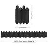 Garden Edging Border 10 Pack Flower Bed Edging Borders Decorative Garden Fencing Interlocking Animal Barrier Vegetable Palisade