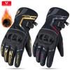 Mens Winter Motorcycle Gloves Warm Thick Fleece Lined Windproof Waterproof Touchscreen Riding Gear