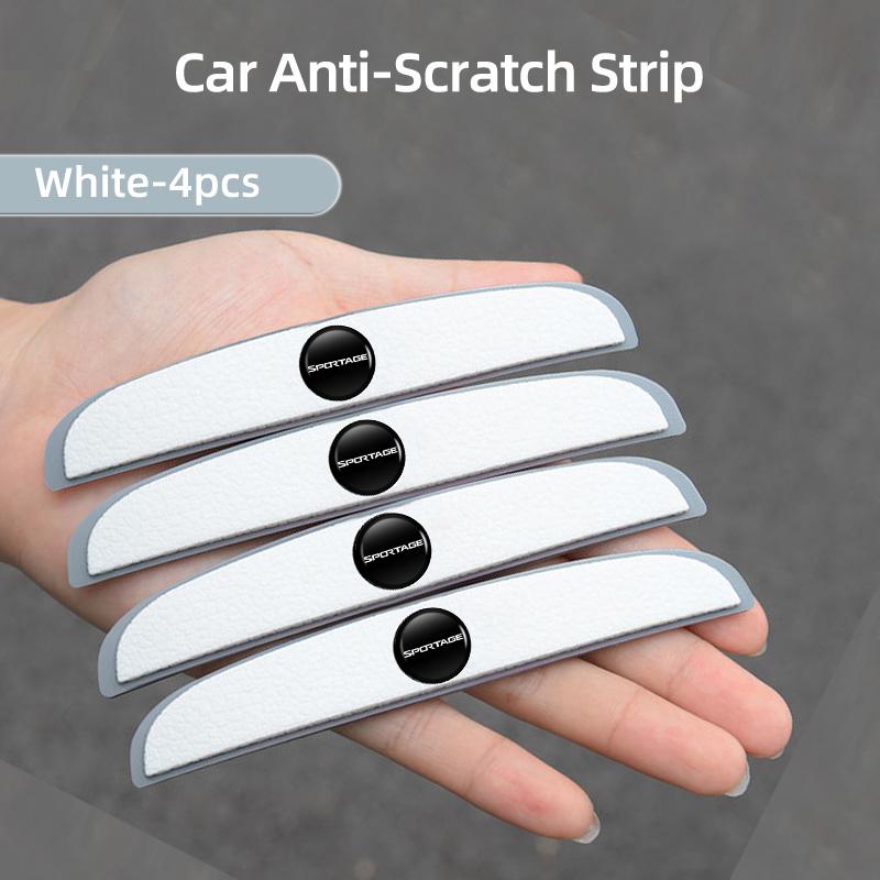 FBOW3 4Pcs Rubber Anti Collision Strip Car Door Rearview Mirror Protector Stickers For KIA Sportage Ceed Sorento Niro Cadenza Proceed