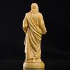 High 20.5cm Traditional Hand Carving Home Living Room Decor Wood Catholic Carving Jesus Ornaments
