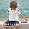 David Bella Children's Short-sleeved T-shirt Summer Boys' Pure Cotton Sports Top