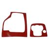 Carbon Fiber Look Gear Shift Panel Cover Trim For Mazda 3 Axela 2013-2016 Gear Transmission Decorative Sticker