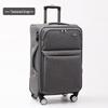 Oxford Cloth Suitcase with Universal Wheels, 24-28 Inch Canvas Trolley for Men