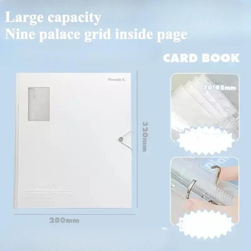 Large Capacity Photo Album Blue Photocard Binder Kpop Card Book 480 Pockets Collection Book for Idol Group Wholesales 2025 New