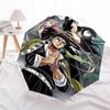 1pc Jujutsu Kaisen Characters Outdoor Umbrella - Automatic Opening/Closing, Portable 3-Fold Design, 8-Bone Iron Frame - Perfect Gift for Fans, Travele
