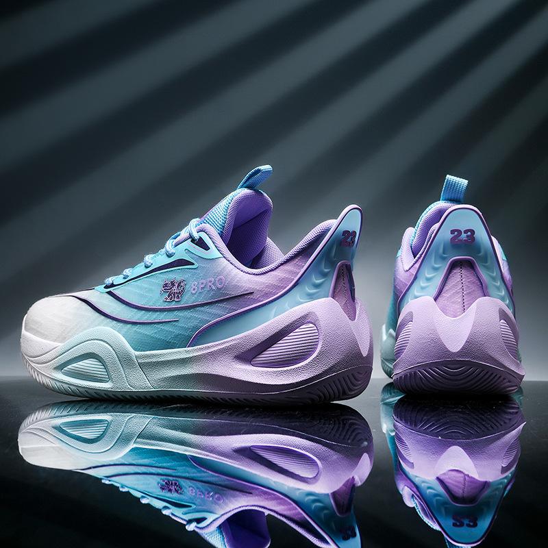2025 new professional training basketball shoes breathable mesh non-slip comfortable shock absorber cement nemesis super wear-resistant