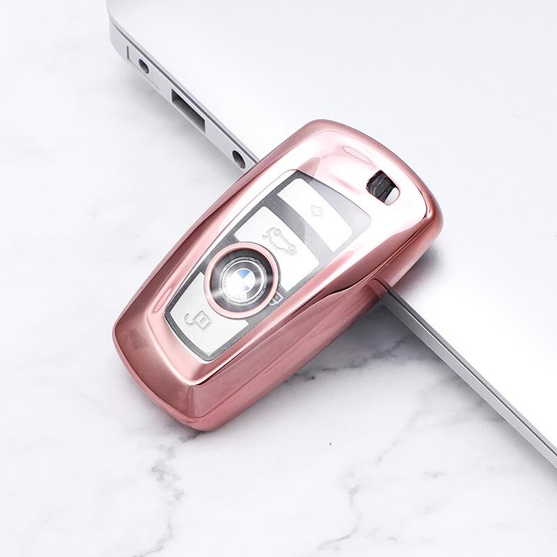 BMW 5 Series 7-Button Key Fob Protective Case and Buckle 520/525 525Li Car Accessories