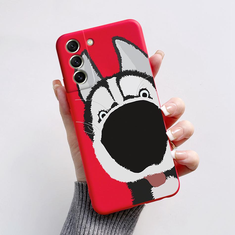Silicone Case For Samsung Galaxy S21FE Case S21 Ultra 5G Astronaut Phone Case S21 FE Fundas For Samsung S21 Plus S21+ S 21 Cover