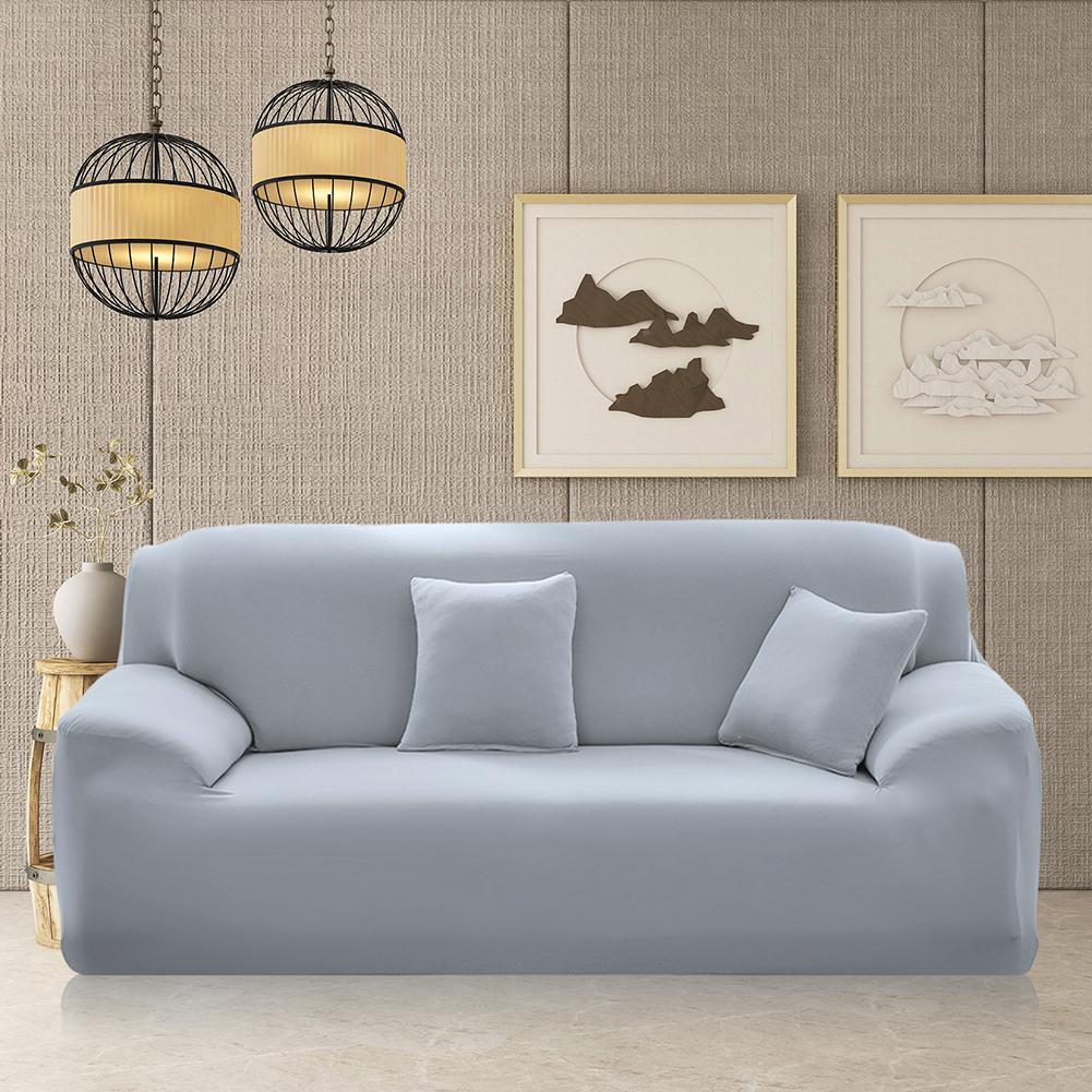 Elastic Plain Solid Sofa Cover Stretch Tight Wrap All-inclusive Sofa Cover for Living Room Funda Sofa Couch Cover ArmChair Cover
