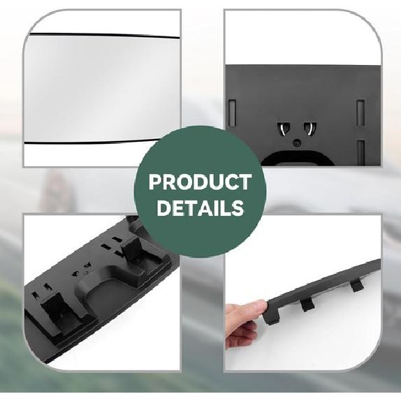 12''x3.5'' Großer Rückspiegel, Blendfreier Panoramischer Weitwinkel Rückspiegel