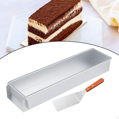 Hliníková zliatina Forma na cheesecake Pečenie s kuchynským nástrojom Tiramisu Muffin Obdĺžniková torta pre