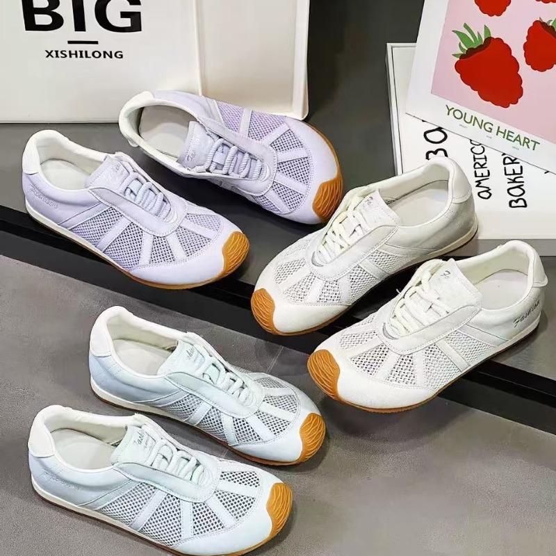 Women's new summer breathable mesh sneakers versatile casual soft-soled beef tendon sole shoes