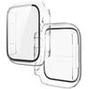 Tempered Glass+Cover For Apple Watch 11 10 9 8 7 46mm 42mm PC Bumper Screen Protector Case iWatch Series 7 6 5 4 SE3 44 40 45mm