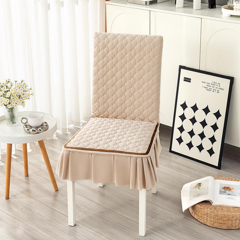 

Чехол на стул Чехол Подушка Спинка Интегрированный Универсальный Утолщенный Четырехсезонный Нескользящий Чехол для табурета для обеденного стола Цельный Китайский Подушка для сиденья One Size