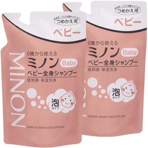 

[.co.jp Exclusive] [Bulk Purchase - Set of 2] MINON Baby Body Shampoo Refill, 300ml x 2