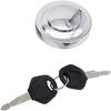 Motorcycle Locking Gas Cap for Kawasaki VULCAN 900 2006-2023 /VULCAN 1700 2009-2014 with 2 Keys,Replacement Fuel Tank Lid Cover