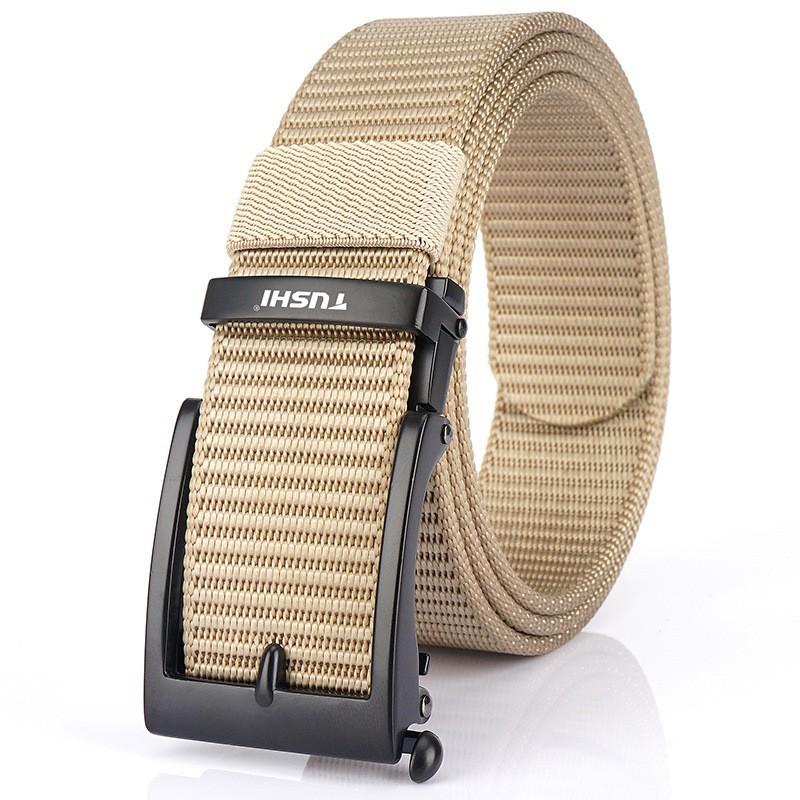 3.5 Nylon Belt Men's Canvas Young Students Korean Automatic Buckle