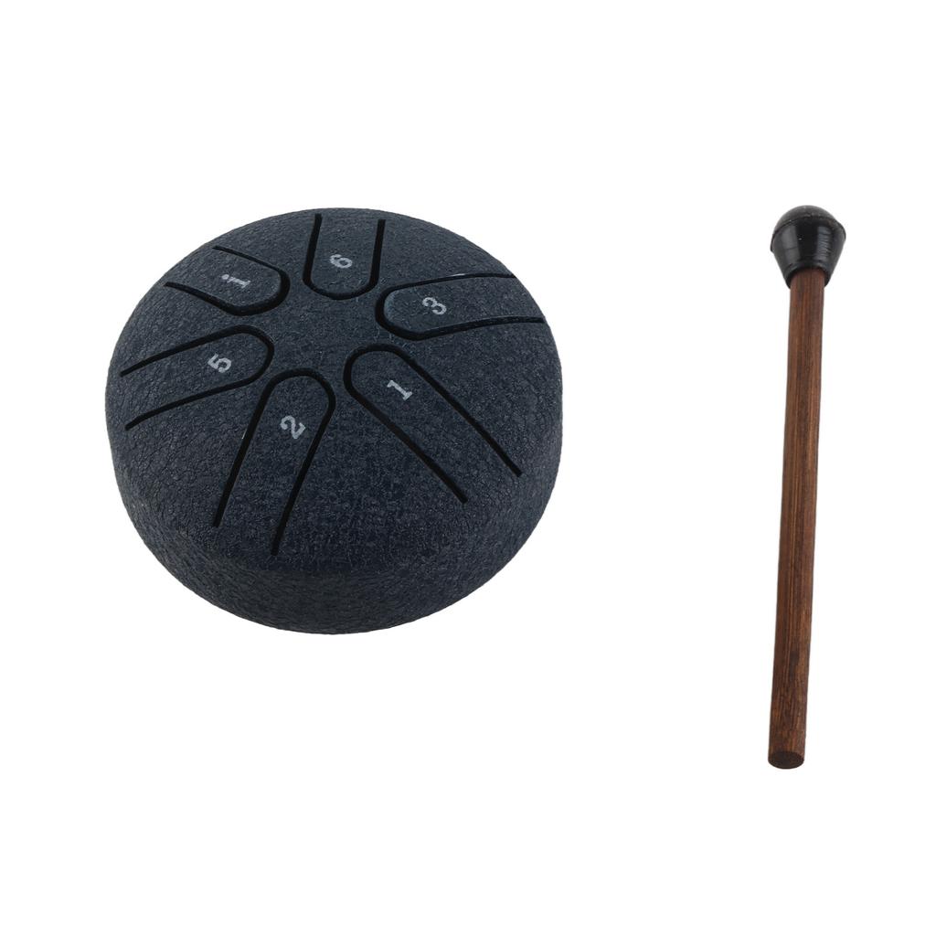 Handpan Drum Professional Mini 6 Note Worry Free Tongue Drum Percussion Instrument with Drumstick