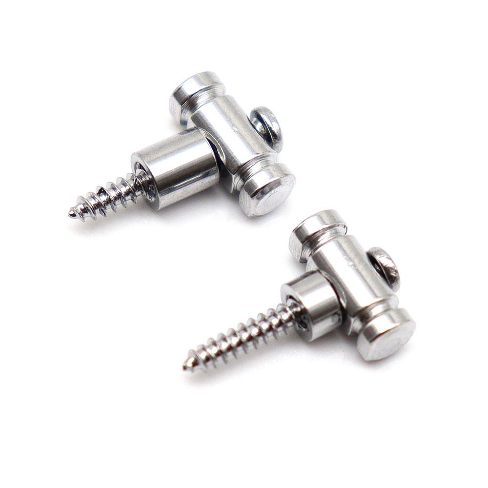 2pcs Electric Guitar String Retainer Metal Guitar String Tree for Guitar Strings with Mount Screw