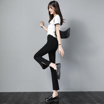 Unregelmäßige Kleine Gerade Professionelle Kleidung Damen Lässig Damen Leggings Außenhosen