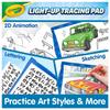 Crayola Light-Up Tracing Pad, Blue, Drawing, Tracer, Coloring, Vehicles, 040907, Authentic