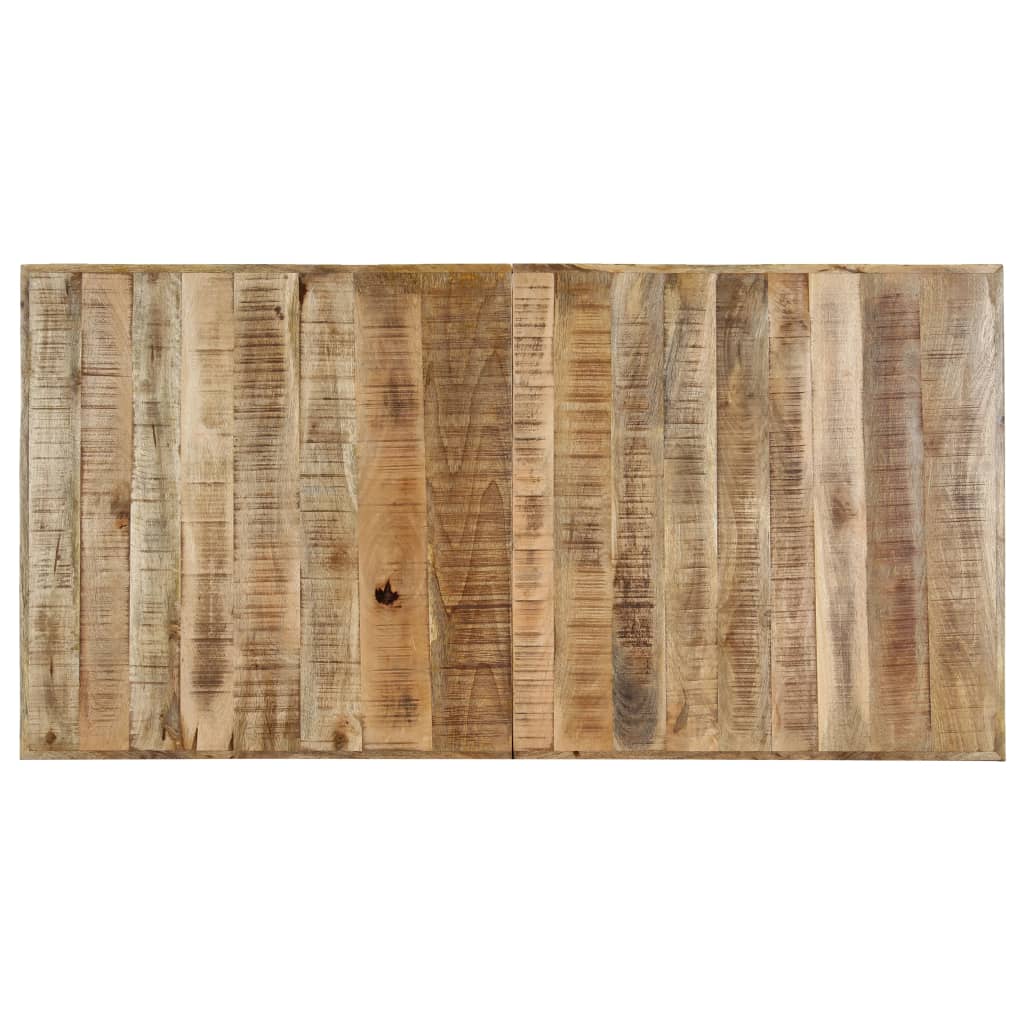 VidaXL Esstisch 140x70x75 cm Raues Mangoholz