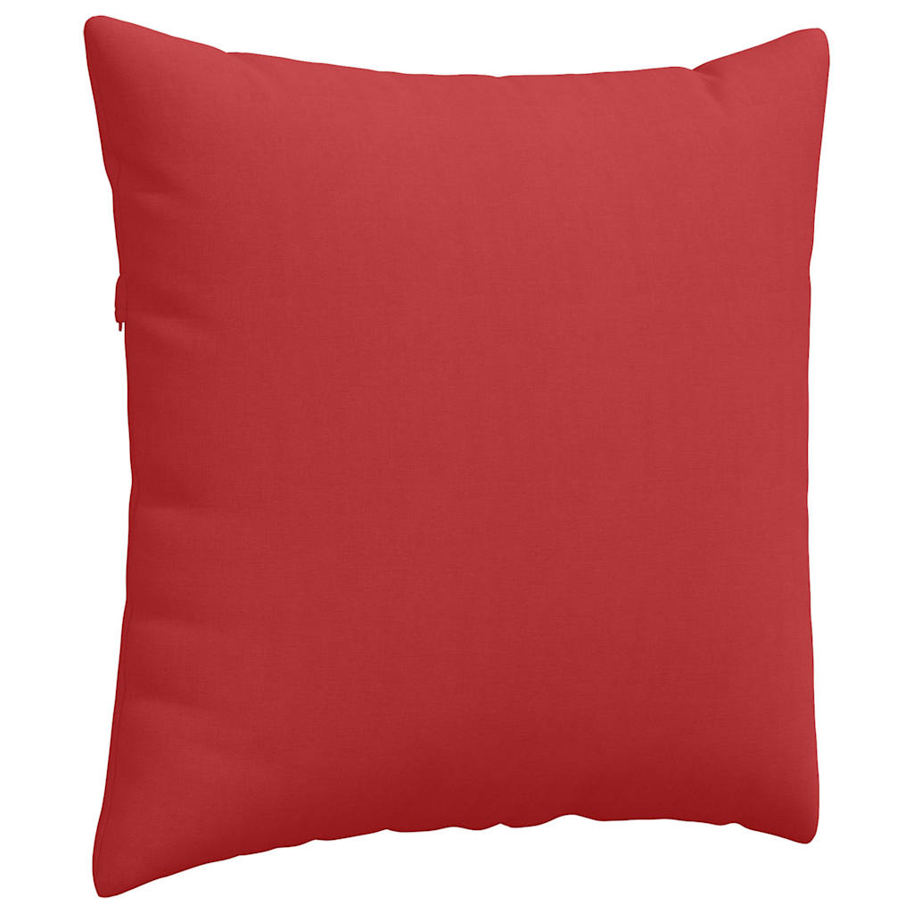 Sofa Cushions 2 Pcs Red 60 X 60 Cm Fabric