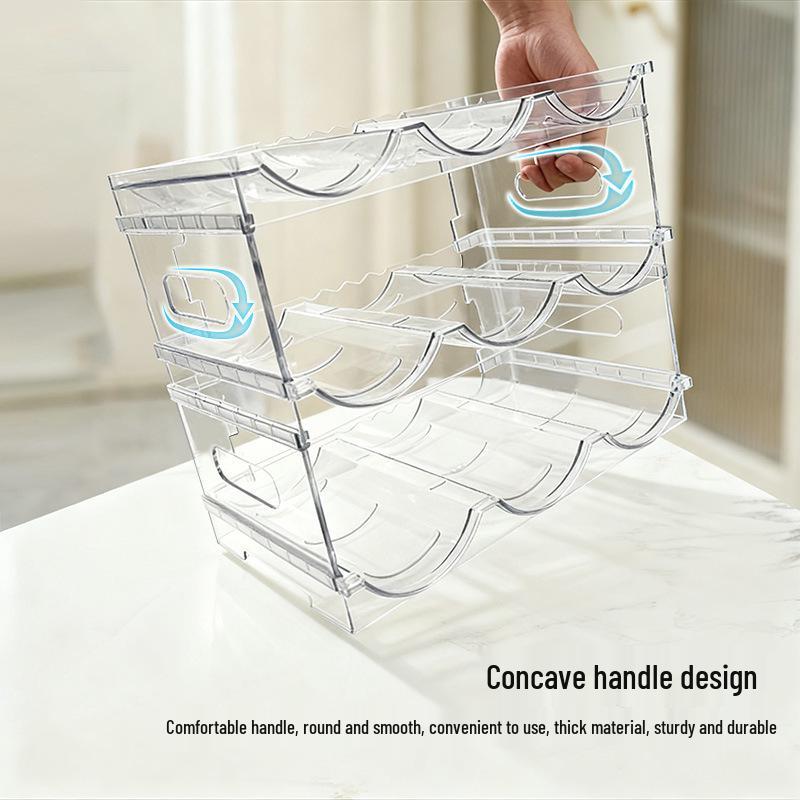 Stackable Transparent Wine & Beverage Storage Rack